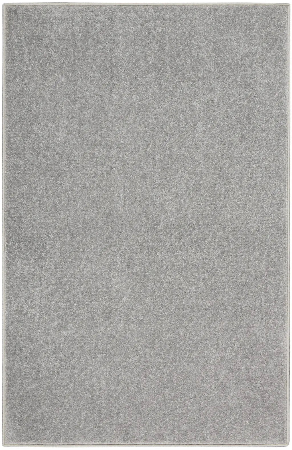 2' X 4' Silver Grey Non Skid Indoor Outdoor Runner Rug - Homeroots - Flyclothing LLC