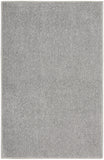2' X 4' Silver Grey Non Skid Indoor Outdoor Runner Rug - Homeroots