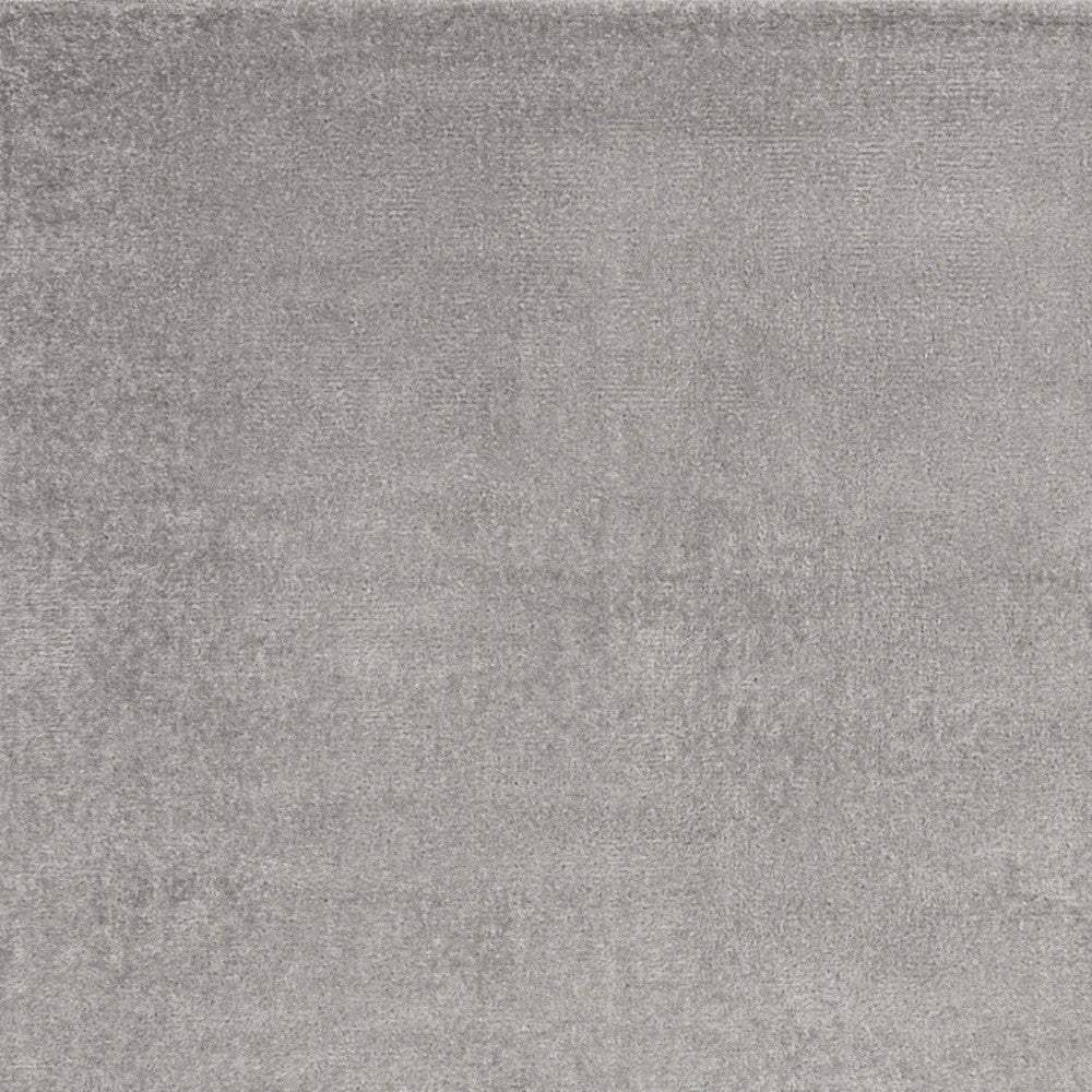 3' X 5' Silver Grey Non Skid Indoor Outdoor Area Rug - Homeroots - Flyclothing LLC