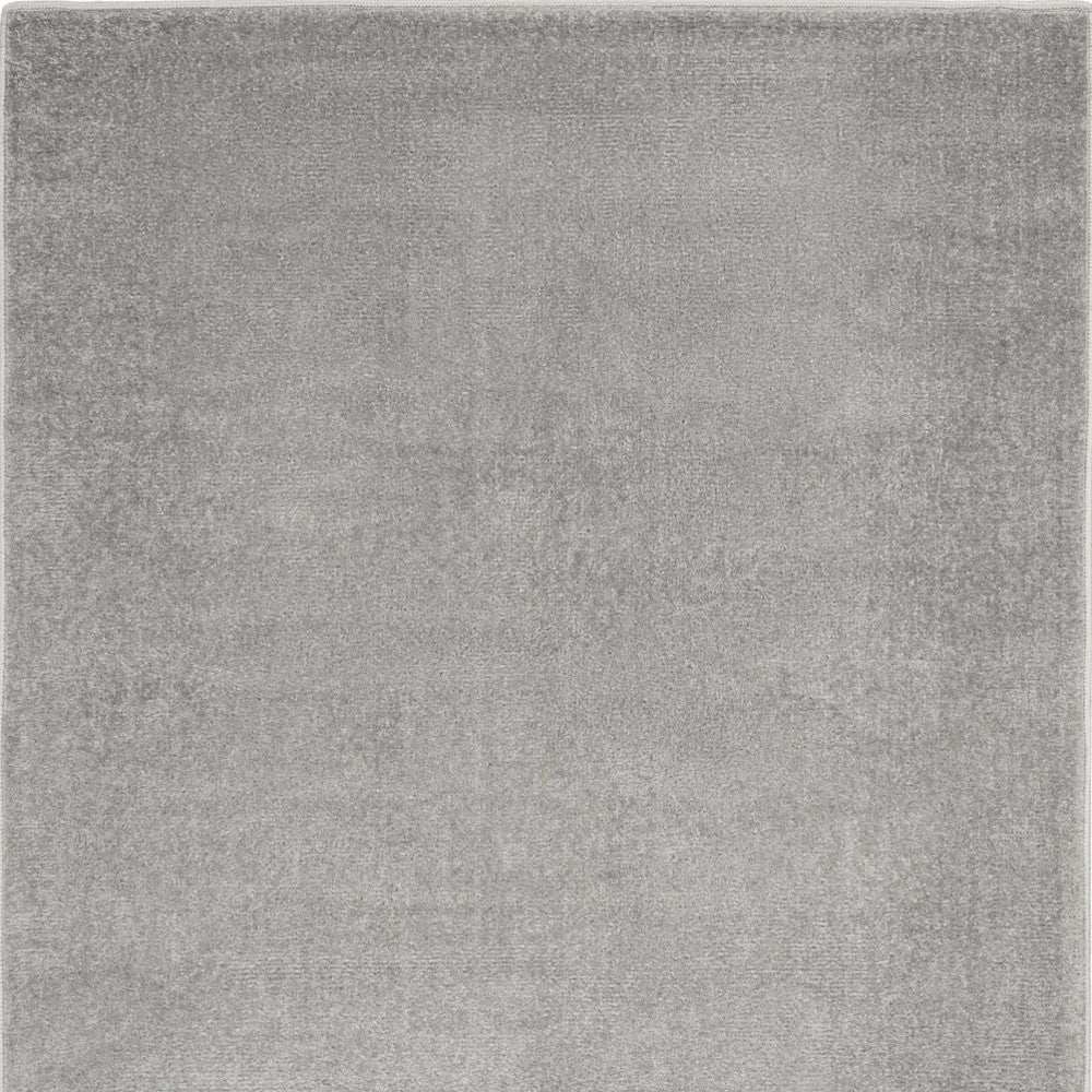 3' X 5' Silver Grey Non Skid Indoor Outdoor Area Rug - Homeroots - Flyclothing LLC