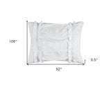 White King 100% Cotton 300 Thread Count Machine Washable Down Alternative Comforter - Homeroots - Flyclothing LLC