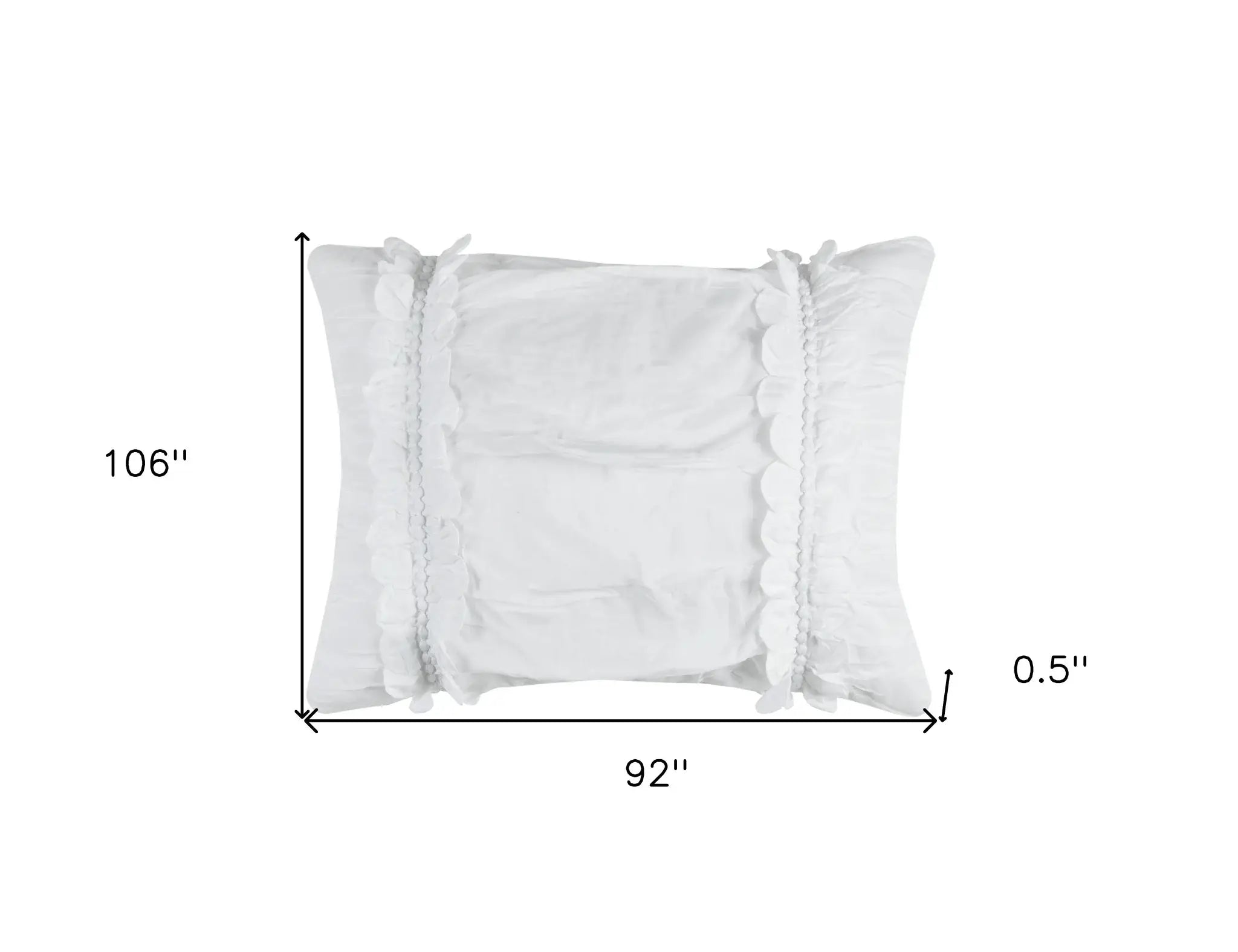 White King 100% Cotton 300 Thread Count Machine Washable Down Alternative Comforter - Homeroots - Flyclothing LLC