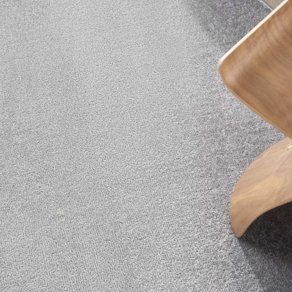 6' X 6' Silver Grey Round Non Skid Indoor Outdoor Area Rug - Homeroots - Flyclothing LLC