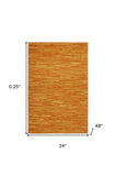 2' X 4' Sunburst Non Skid Indoor Outdoor Runner Rug - Homeroots - Flyclothing LLC