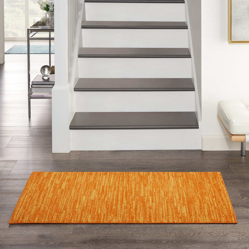 2' X 4' Sunburst Non Skid Indoor Outdoor Runner Rug - Homeroots - Flyclothing LLC