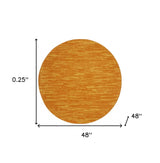 4' X 4' Sunburst Round Non Skid Indoor Outdoor Area Rug - Homeroots - Flyclothing LLC