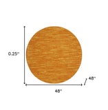 4' X 4' Sunburst Round Non Skid Indoor Outdoor Area Rug - Homeroots - Flyclothing LLC