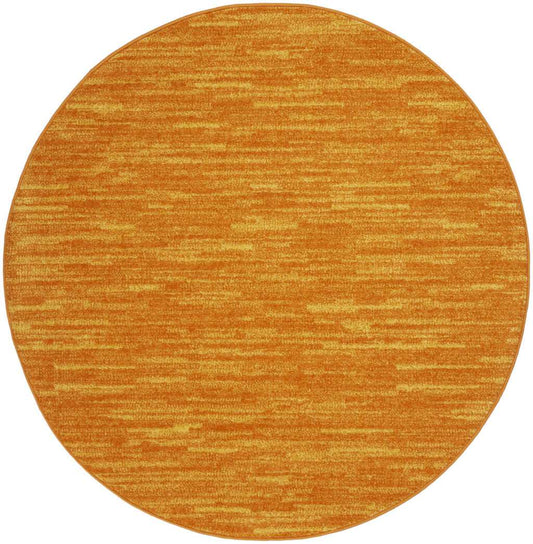 4' X 4' Sunburst Round Non Skid Indoor Outdoor Area Rug - Homeroots - Flyclothing LLC