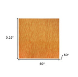 5' X 5' Sunburst Square Non Skid Indoor Outdoor Area Rug - Homeroots - Flyclothing LLC