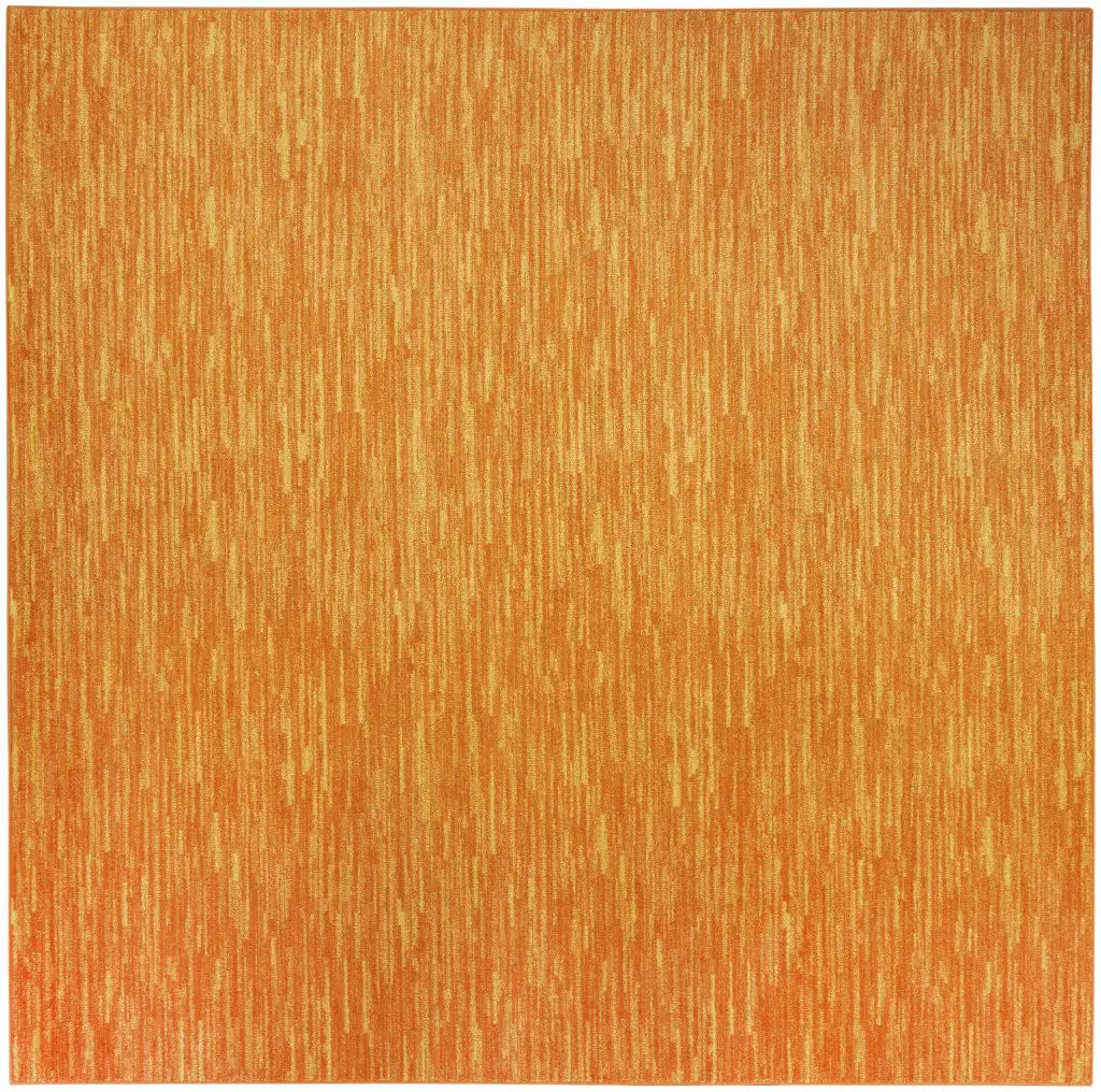 5' X 5' Sunburst Square Non Skid Indoor Outdoor Area Rug - Homeroots - Flyclothing LLC