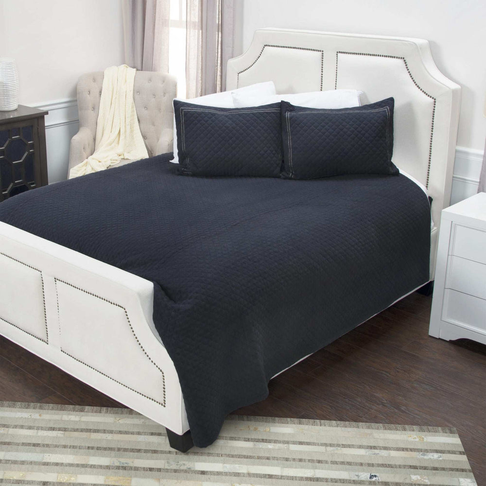 Indigo King 100% Cotton 300 Thread Count Machine Washable Down Alternative Comforter - Homeroots - Flyclothing LLC