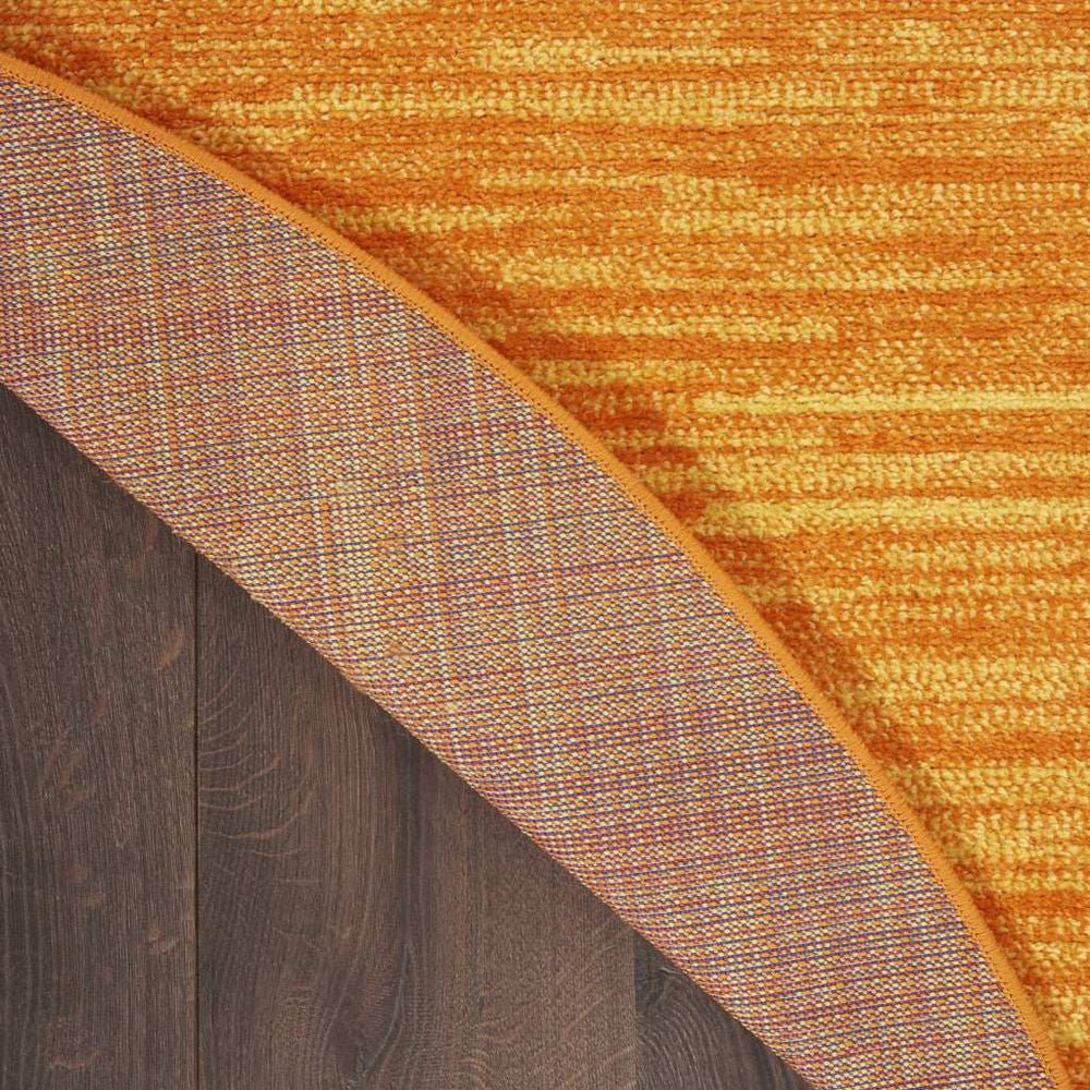 6' X 6' Sunburst Round Non Skid Indoor Outdoor Area Rug - Homeroots - Flyclothing LLC