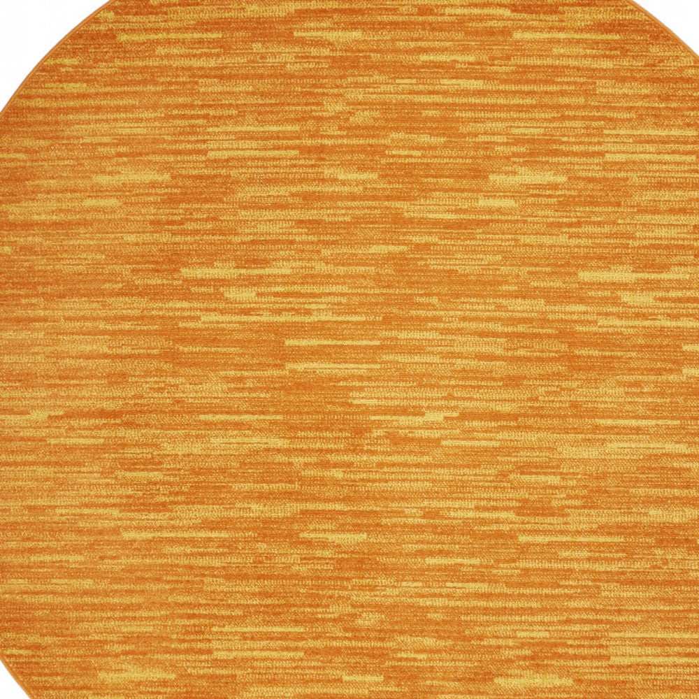 6' X 6' Sunburst Round Non Skid Indoor Outdoor Area Rug - Homeroots - Flyclothing LLC
