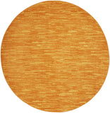 6' X 6' Sunburst Round Non Skid Indoor Outdoor Area Rug - Homeroots