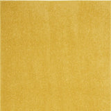2' X 4' Yellow Non Skid Indoor Outdoor Runner Rug - Homeroots - Flyclothing LLC