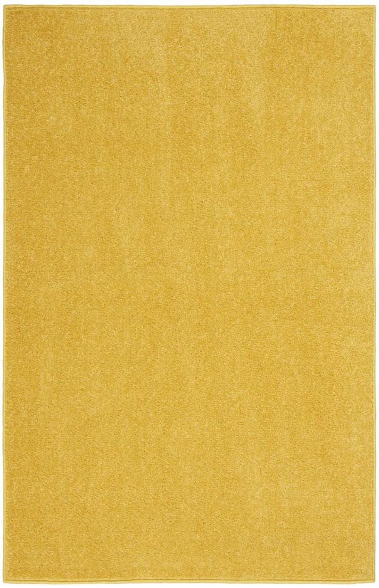 2' X 4' Yellow Non Skid Indoor Outdoor Runner Rug - Homeroots - Flyclothing LLC