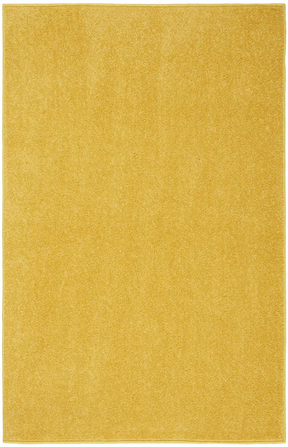 2' X 4' Yellow Non Skid Indoor Outdoor Runner Rug - Homeroots - Flyclothing LLC