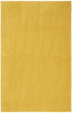 2' X 4' Yellow Non Skid Indoor Outdoor Runner Rug - Homeroots