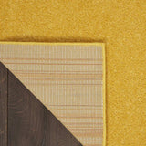 3' X 5' Yellow Non Skid Indoor Outdoor Area Rug - Homeroots - Flyclothing LLC