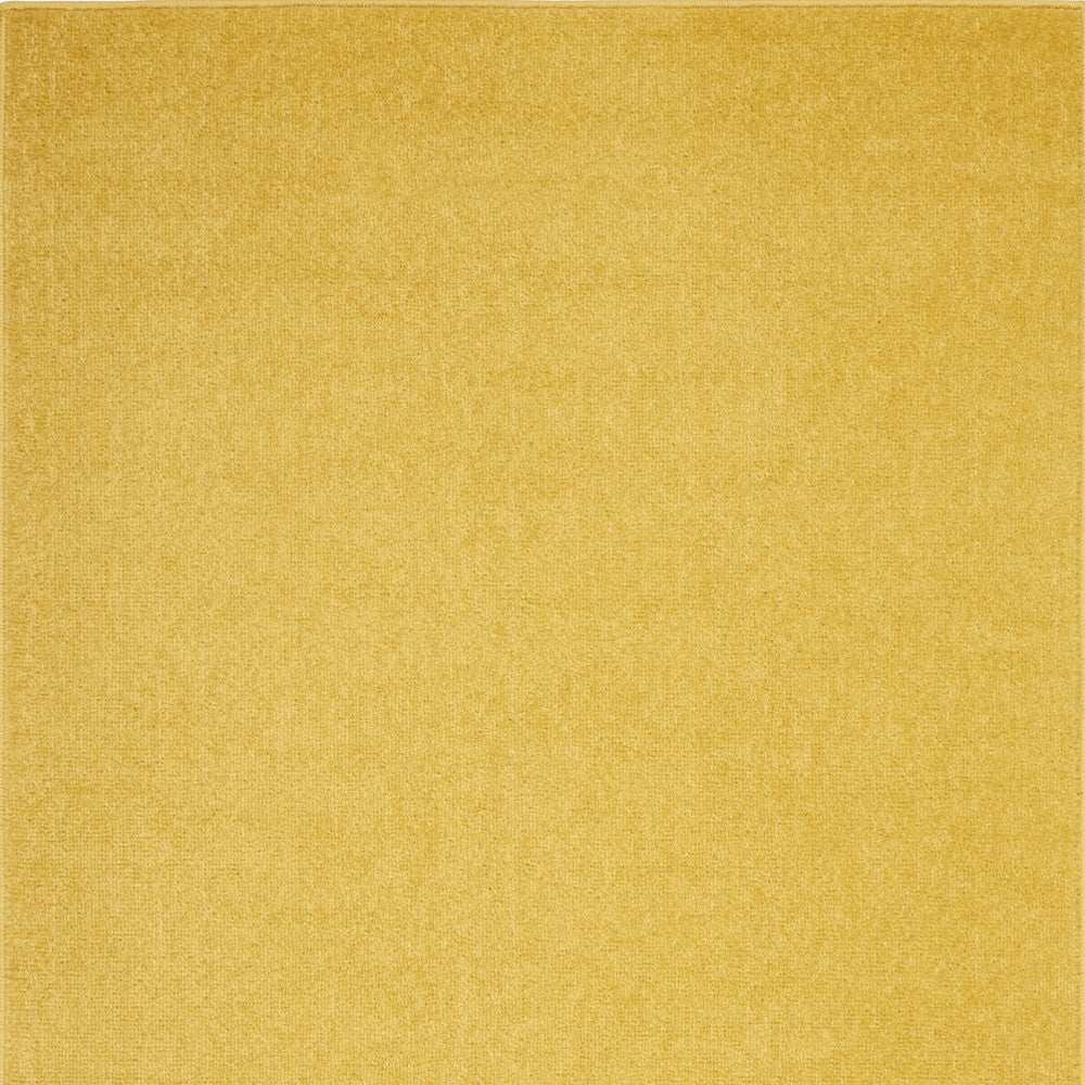 3' X 5' Yellow Non Skid Indoor Outdoor Area Rug - Homeroots - Flyclothing LLC