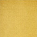 3' X 5' Yellow Non Skid Indoor Outdoor Area Rug - Homeroots