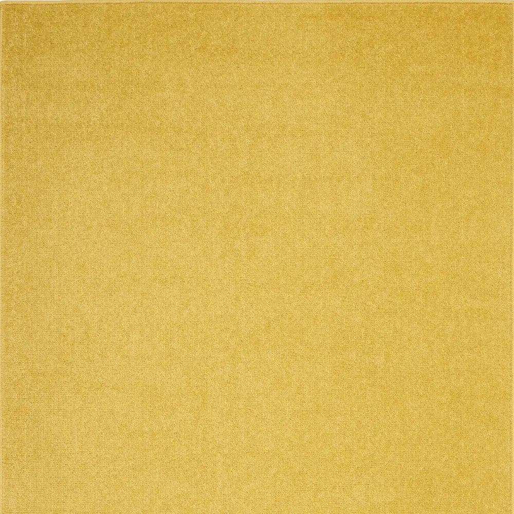 3' X 5' Yellow Non Skid Indoor Outdoor Area Rug - Homeroots - Flyclothing LLC