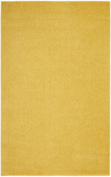 3' X 5' Yellow Non Skid Indoor Outdoor Area Rug - Homeroots - Flyclothing LLC