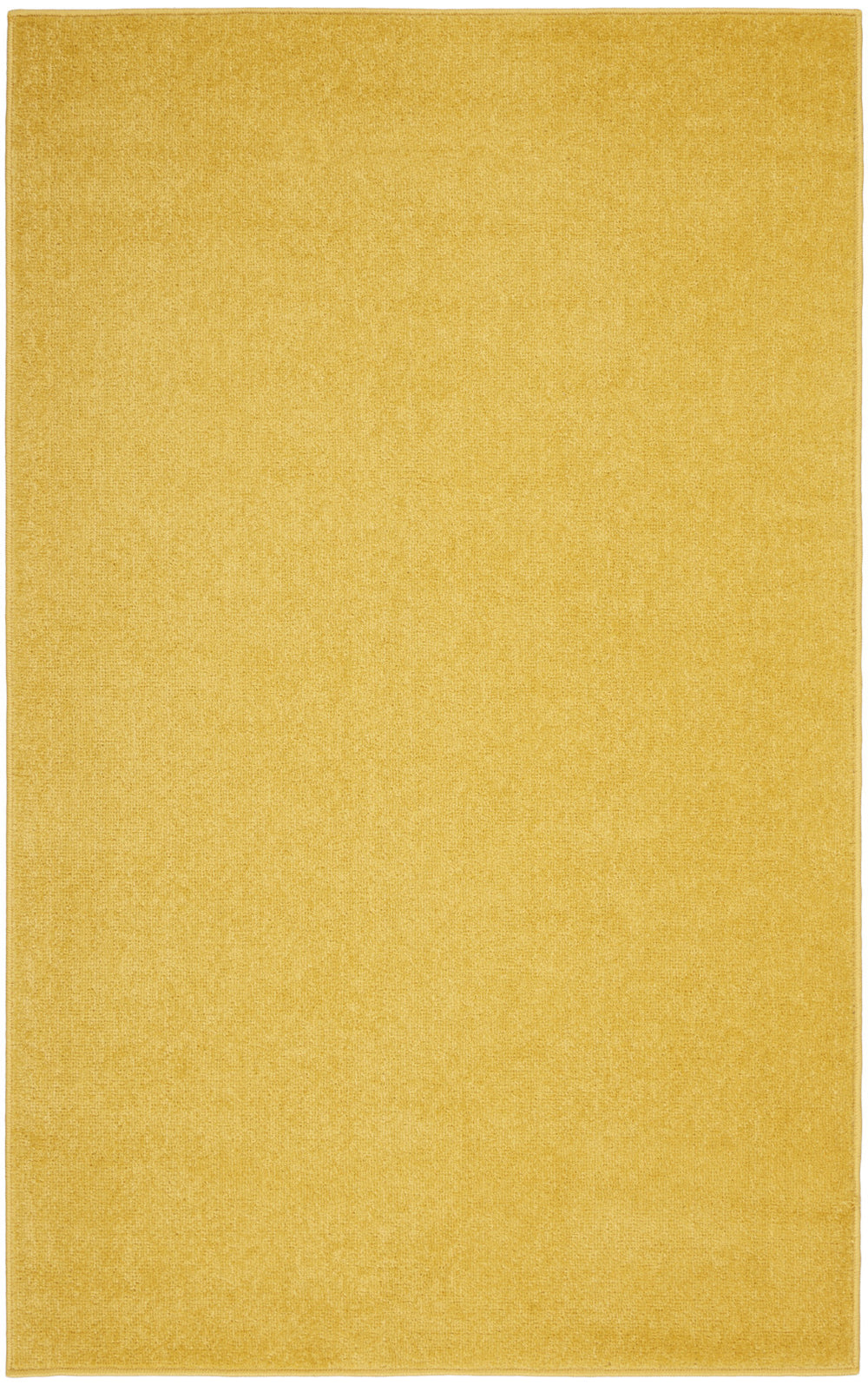 3' X 5' Yellow Non Skid Indoor Outdoor Area Rug - Homeroots