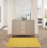 3' X 5' Yellow Non Skid Indoor Outdoor Area Rug - Homeroots - Flyclothing LLC