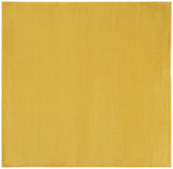 5' X 5' Yellow Square Non Skid Indoor Outdoor Area Rug - Homeroots