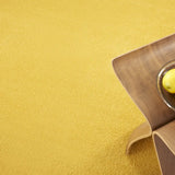 6' X 6' Yellow Round Non Skid Indoor Outdoor Area Rug - Homeroots - Flyclothing LLC