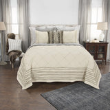 Natural Queen 100% Cotton 300 Thread Count Machine Washable Down Alternative Comforter - Homeroots - Flyclothing LLC