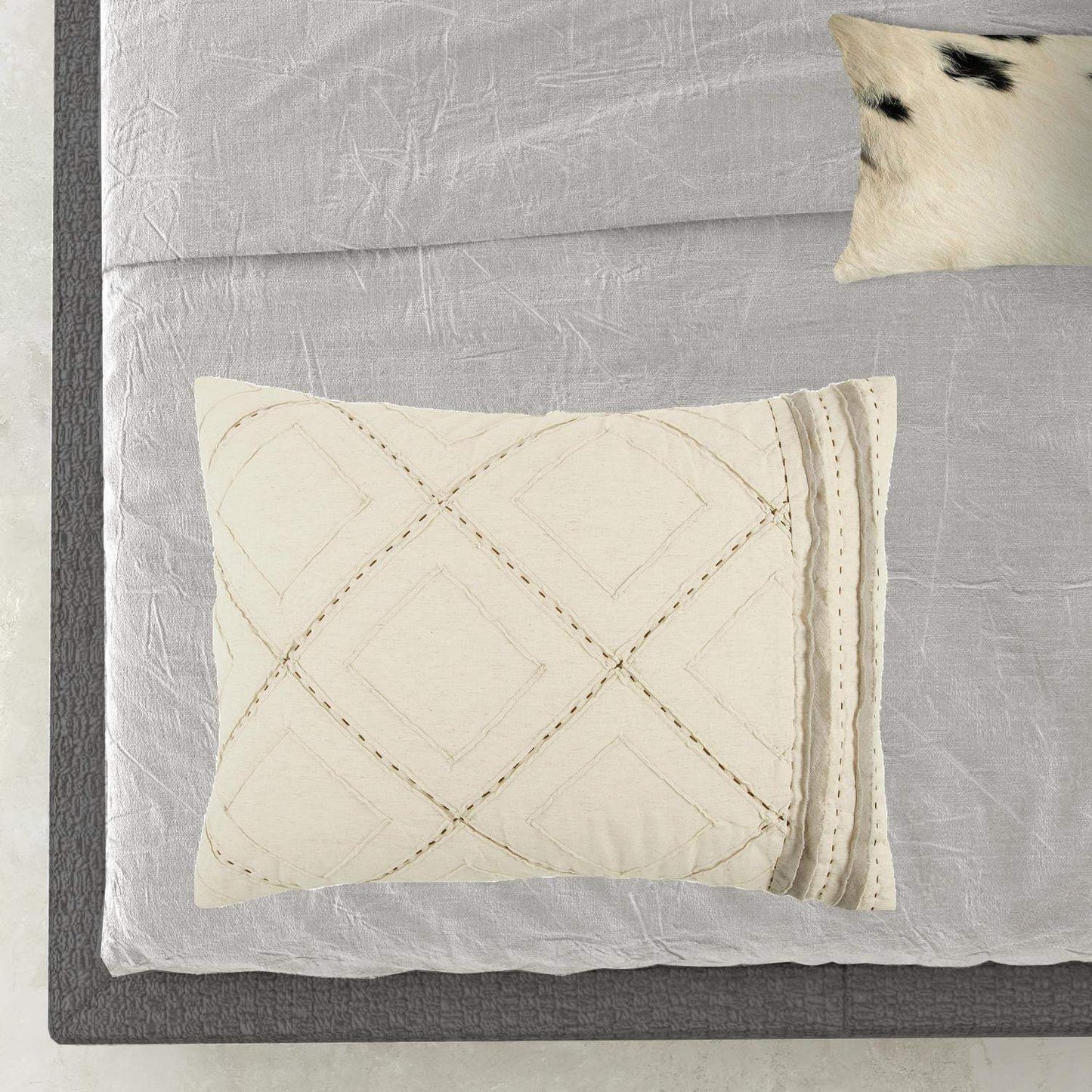Natural Queen 100% Cotton 300 Thread Count Machine Washable Down Alternative Comforter - Homeroots - Flyclothing LLC