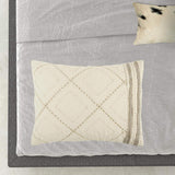 Natural Queen 100% Cotton 300 Thread Count Machine Washable Down Alternative Comforter - Homeroots - Flyclothing LLC