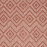 4' X 6' Coral Orange Argyle Indoor Outdoor Area Rug