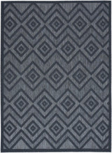 4' X 6' Navy Blue Argyle Indoor Outdoor Area Rug - Homeroots - Flyclothing LLC