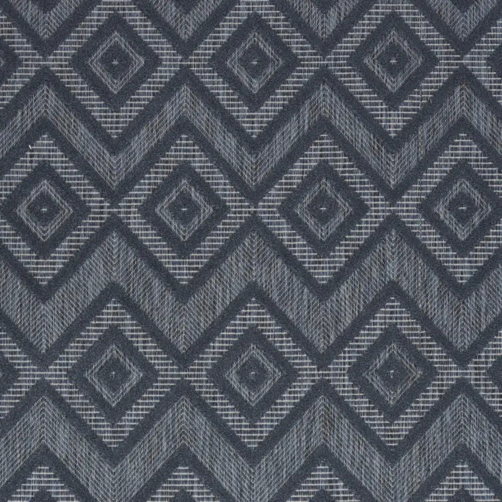 4' X 6' Navy Blue Argyle Indoor Outdoor Area Rug - Homeroots - Flyclothing LLC