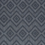4' X 6' Navy Blue Argyle Indoor Outdoor Area Rug - Homeroots - Flyclothing LLC