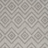 4' X 6' Silver Grey Argyle Indoor Outdoor Area Rug - Homeroots - Flyclothing LLC