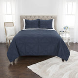 Indigo King 100% Cotton 300 Thread Count Machine Washable Down Alternative Comforter - Homeroots - Flyclothing LLC
