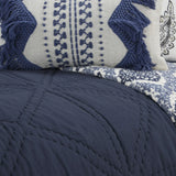 Indigo King 100% Cotton 300 Thread Count Machine Washable Down Alternative Comforter - Homeroots - Flyclothing LLC