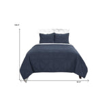 Indigo King 100% Cotton 300 Thread Count Machine Washable Down Alternative Comforter - Homeroots - Flyclothing LLC