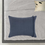 Indigo Queen 100% Cotton 300 Thread Count Machine Washable Down Alternative Comforter - Homeroots