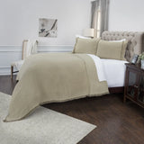 Natural King 100% Cotton 300 Thread Count Machine Washable Down Alternative Comforter - Homeroots - Flyclothing LLC