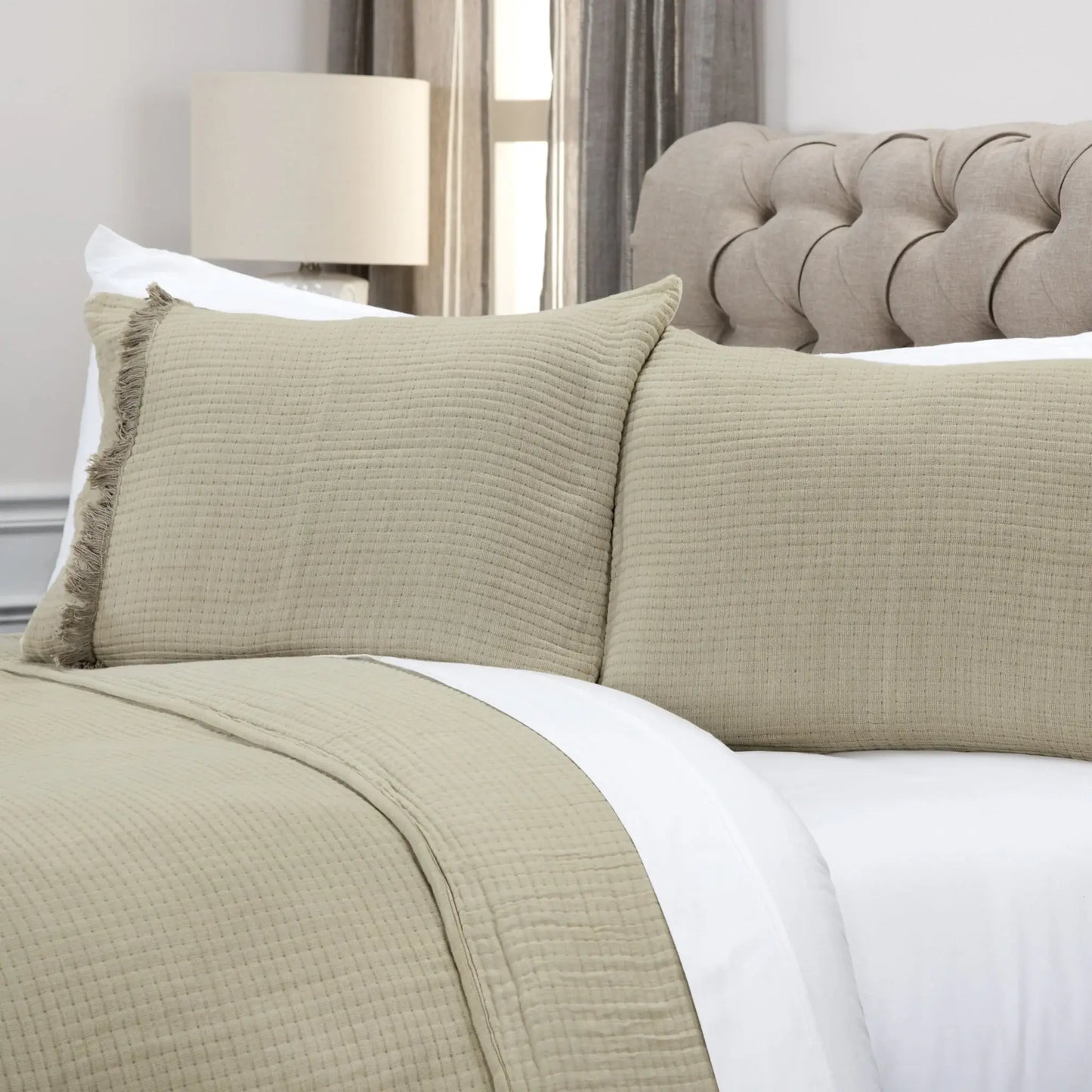 Natural Queen 100% Cotton 300 Thread Count Machine Washable Down Alternative Comforter - Homeroots - Flyclothing LLC