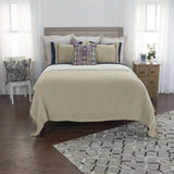 Natural Queen 100% Cotton 300 Thread Count Machine Washable Down Alternative Comforter - Homeroots - Flyclothing LLC