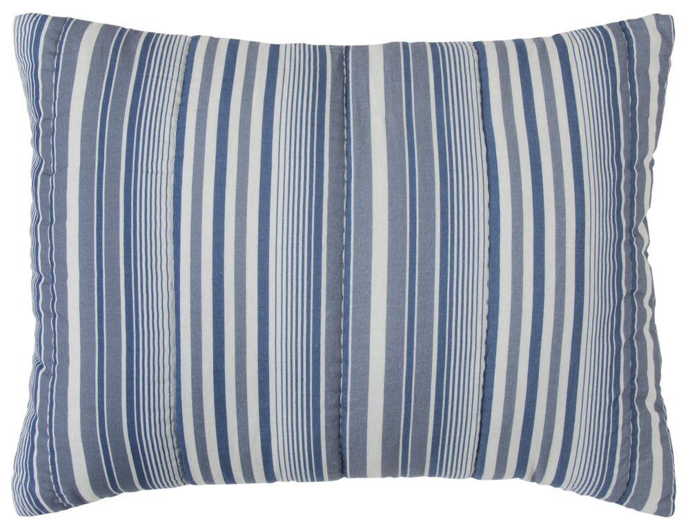Multi Blues King 100% Cotton 300 Thread Count Machine Washable Down Alternative Comforter - Homeroots