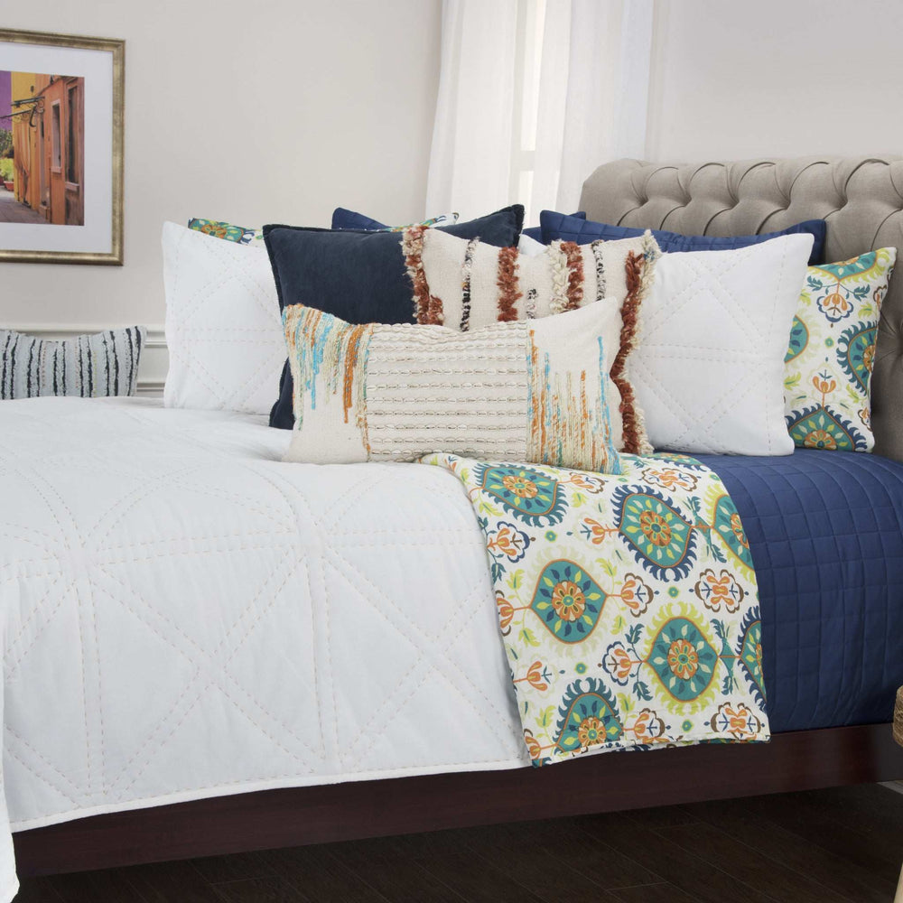 White King 100% Cotton 300 Thread Count Machine Washable Down Alternative Comforter - Homeroots - Flyclothing LLC