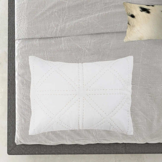 White King 100% Cotton 300 Thread Count Machine Washable Down Alternative Comforter - Homeroots - Flyclothing LLC