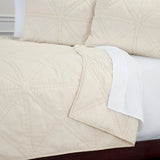 Natural King 100% Cotton 300 Thread Count Machine Washable Down Alternative Comforter - Homeroots - Flyclothing LLC